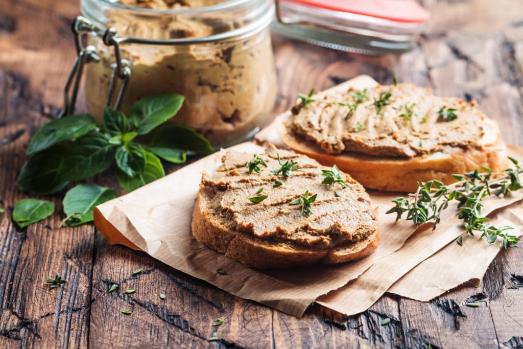 fresh chicken liver pate
