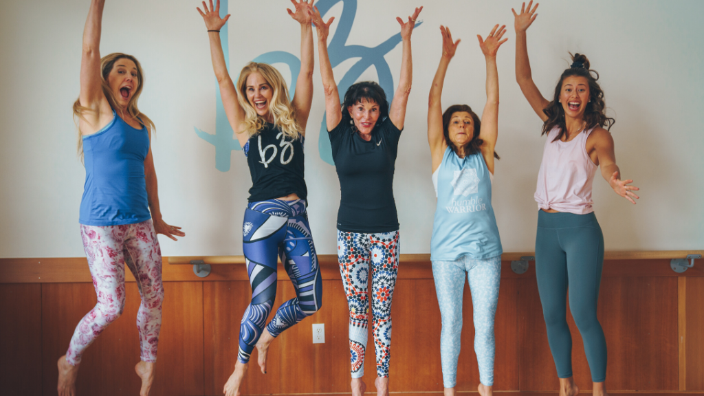 jumping ladies