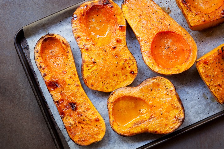 butternut squash roasting