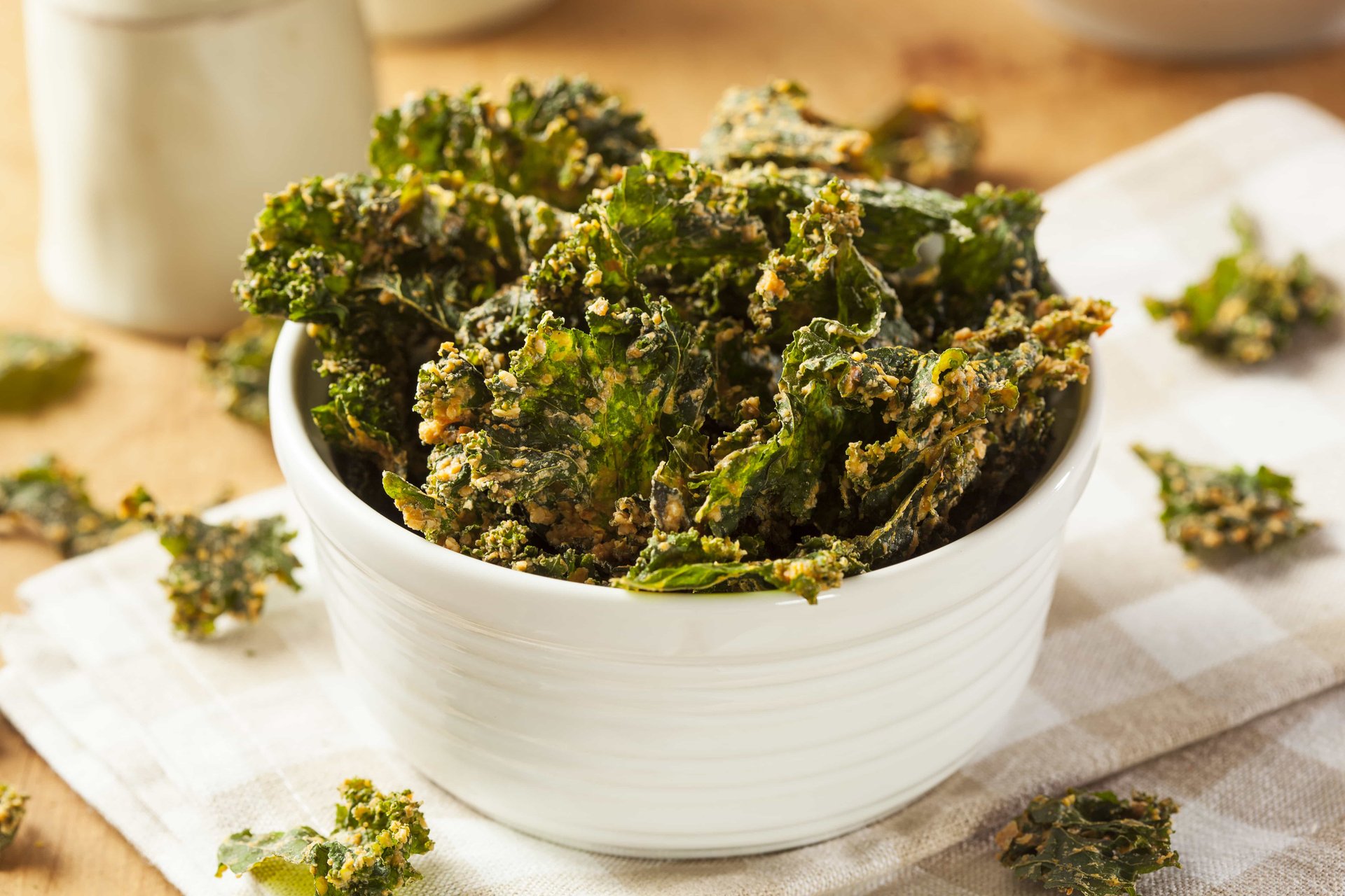 kale chips with nutritional yeast