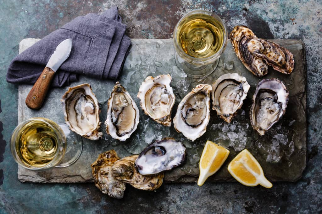 Oysters - magnesium rich foods