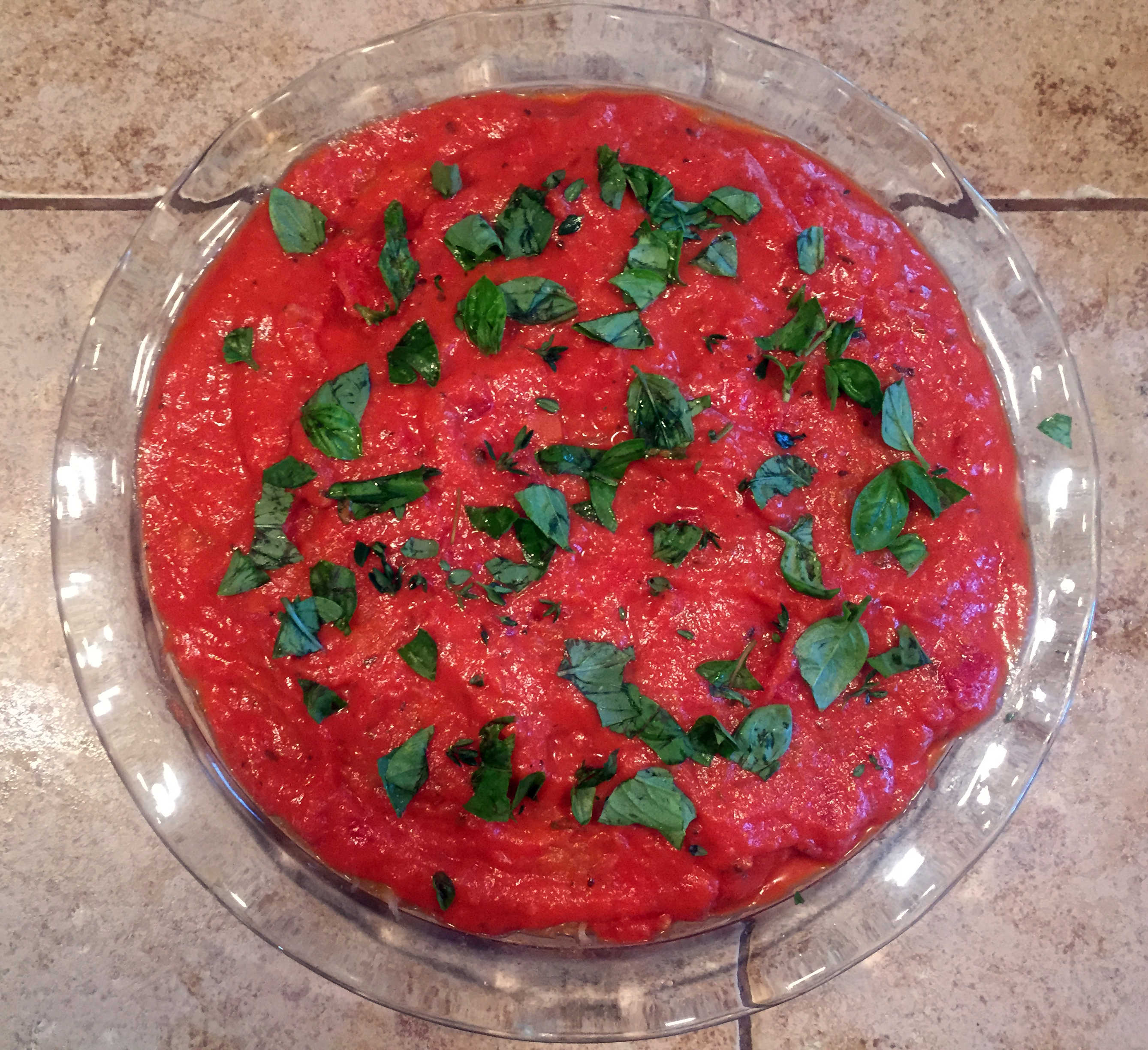 Spaghetti Squash Pasta Before Being Cooked