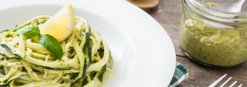 Bone-healthy Zucchini Pesto Noodles
